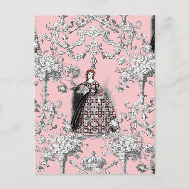 Cartão Postal Boca Vitoriana a Rosa Dauphine (Frente)