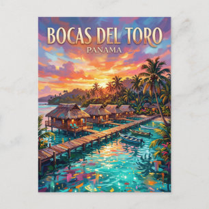 Cartão Postal Bocas del Toro Panamá