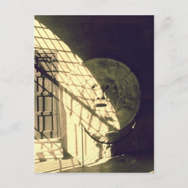 Cartão Postal Bocca della Verita (Boca da Verdade) (Frente)