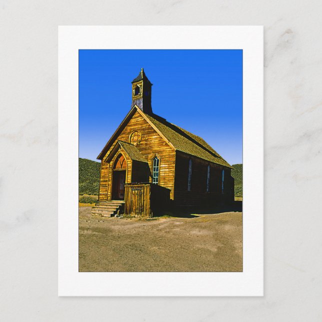 Cartão Postal " Bodie Church " (Frente)