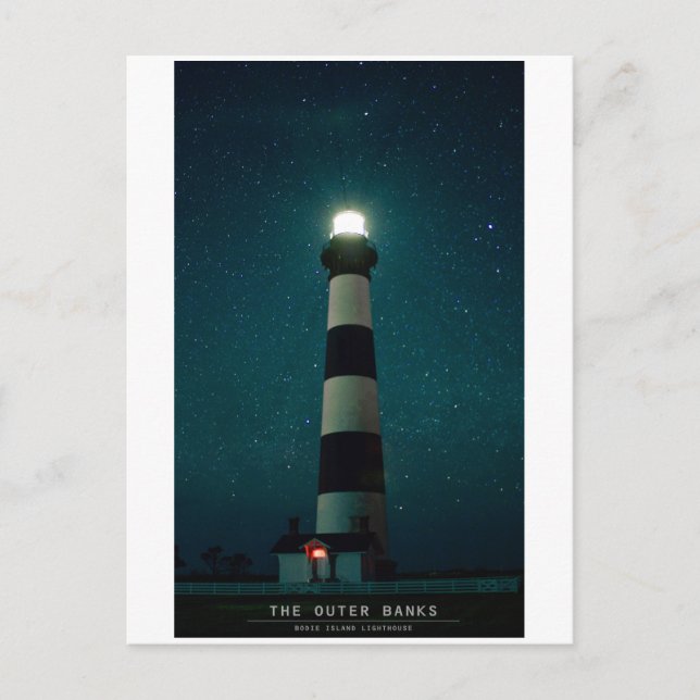 Cartão Postal "Bodie Island Light". (Frente)