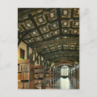 Cartão Postal Bodlein Library, Universidade de Oxford, Inglaterr