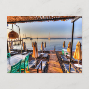 Cartão Postal Bodrum Turkey Beach Club Dawn