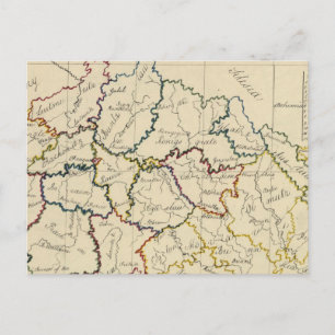 Cartão Postal Boêmia, Morávia, Silésia Austríaca