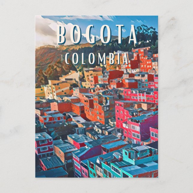 Cartão Postal Bogota : Capitale vibrante de la Colombie (Frente)