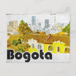 Cartão Postal Bogota Colombia Vintage