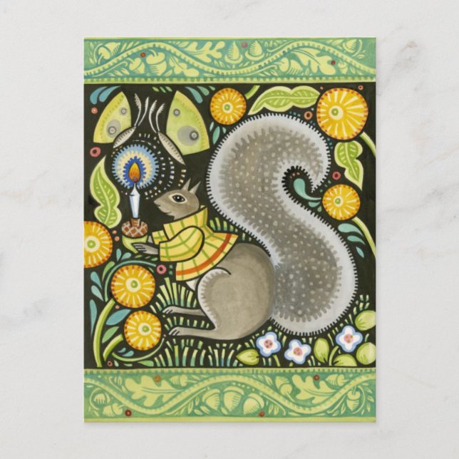 CARTÃO POSTAL BOHEMIAN MOOSHKA ART (Frente)