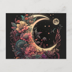 Cartão Postal Boho Moon