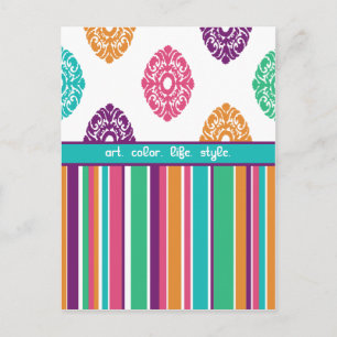 Cartão Postal Boho Summer Personalizado