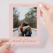 Boho, você será minha Madrinha de casamento.