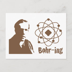 Cartão Postal Bohr-ing