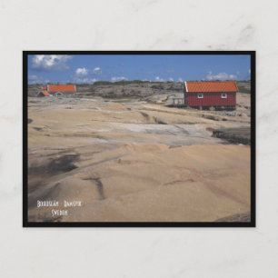 Cartão Postal Bohuslän, Ramsvik - vista panorâmica da Suecia