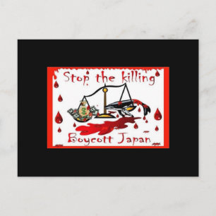 Cartão Postal Boicote o Japão!