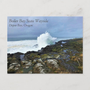 Cartão Postal Boiler Bay State Wayside, Depoe Bay, Oregon Postca