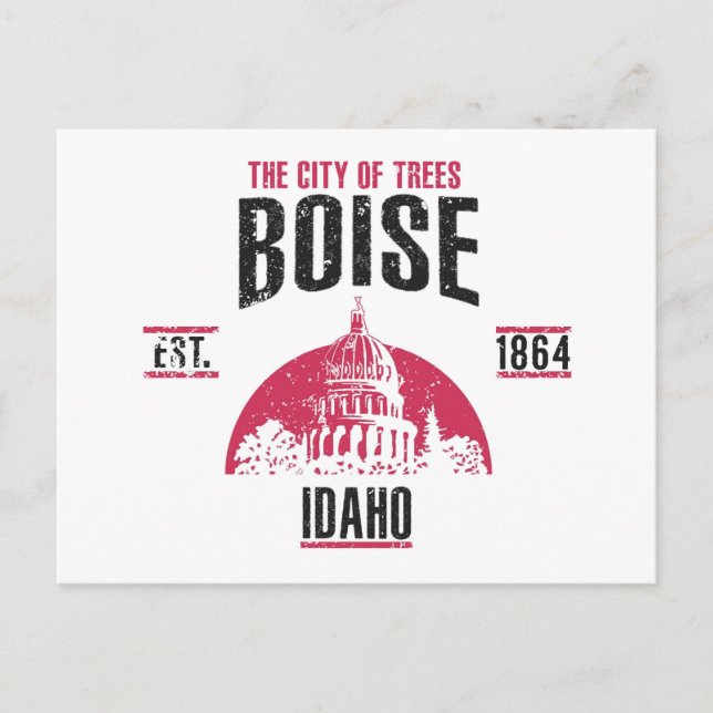 Cartão Postal Boise (Frente)