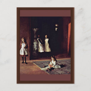 Cartão Postal Boit Filhas Por Sargent John Singer