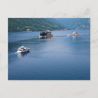 Cartão postal Boka Kotorska no Montenegro