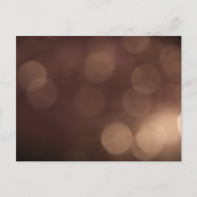 Cartão Postal Bokeh (Frente)