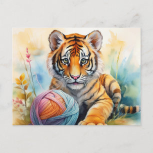 Cartão Postal Bola AI Tiger
