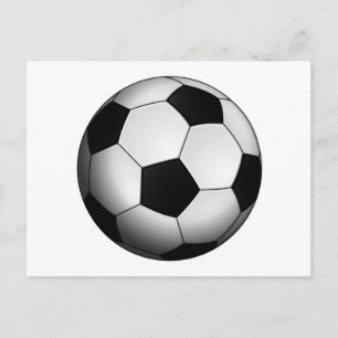 Cartão Postal Bola de futebol