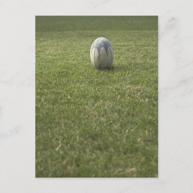 Cartão Postal Bola de Rugby (Frente)