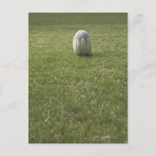 Cartão Postal Bola de Rugby