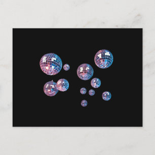 Cartão Postal bolas de disco