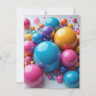 Cartão Postal bolha