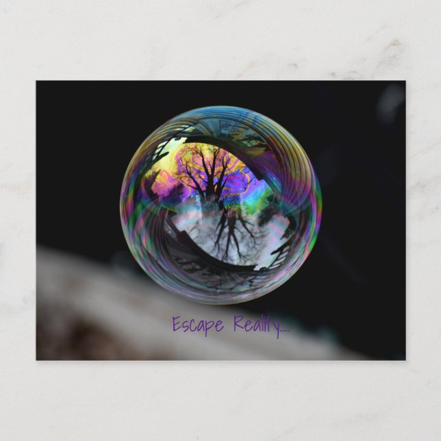 Cartão Postal Bolha Cor/Preto/Branco (Frente)