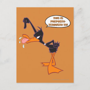 Cartão Postal Bolha de Fala do PATinho DAFFY™