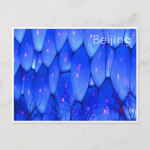 Cartão Postal bolhas de beija-flor de cubo-de-água