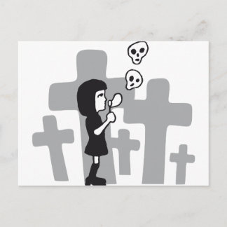 Cartão Postal bolhas de crânio