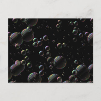 Cartão Postal Bolhas e Espuma