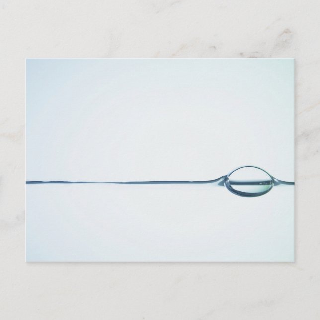 Cartão Postal Bolhas na superfície da água (Frente)