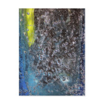 Cartão postal Bolhas no Vidro