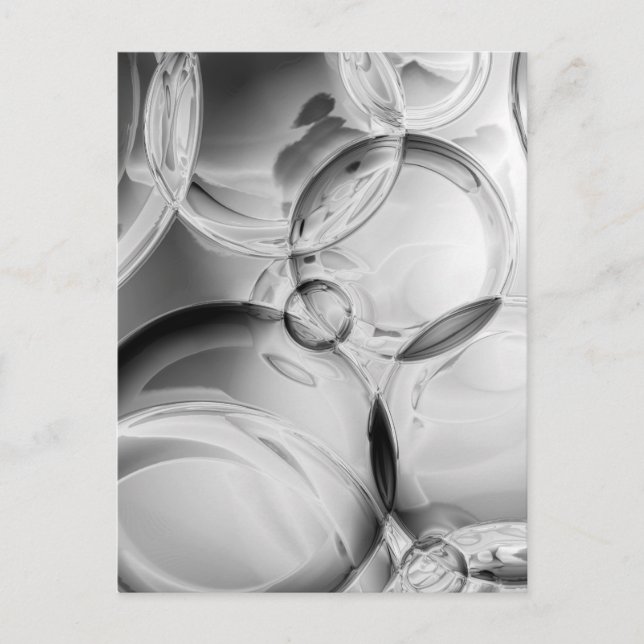 Cartão Postal Bolhas Noir (Frente)