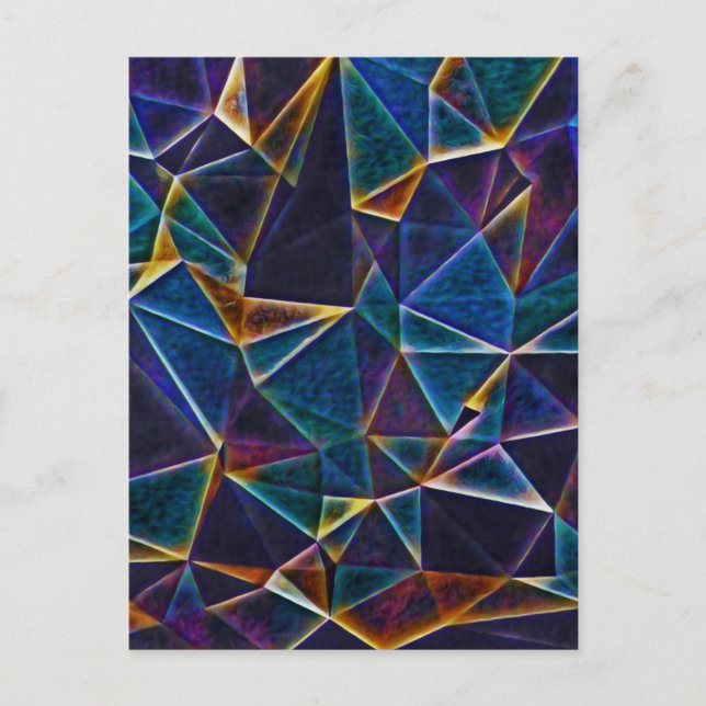 Cartão Postal Bolhas quebradas (Frente)