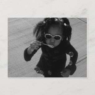 Cartão Postal Bolhas sopradoras