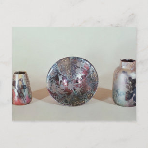 Cartão Postal Boliche e vasos, c.1890