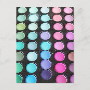 Cartão Postal Bolinhas da Paleta de Ativação do Arco-Íris Dis