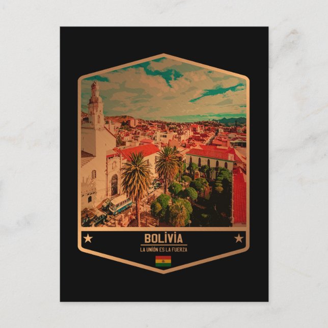 Cartão Postal Bolívia (Frente)