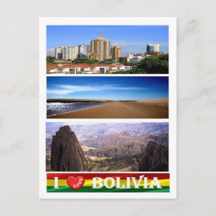 Cartão Postal Bolívia - Eu amo -