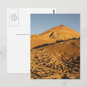 Cartão Postal Bolívia Montanha Cerro Rico em Potosi