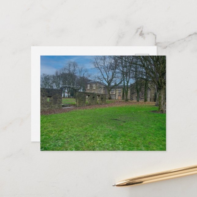 Cartão Postal Bolling Hall, Bradford (Frente/Verso In Situ)