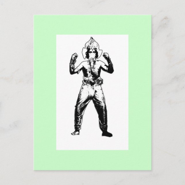 Cartão Postal Bollywood Ganeesh (Frente)