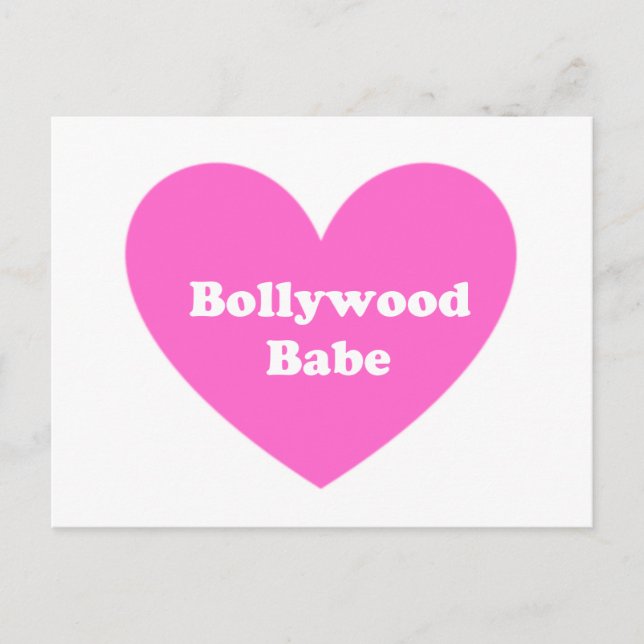 Cartão Postal Bollywood Girl (Frente)