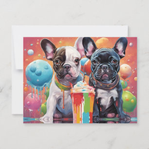 Cartão Postal Bolmões Franceses, Milkshake