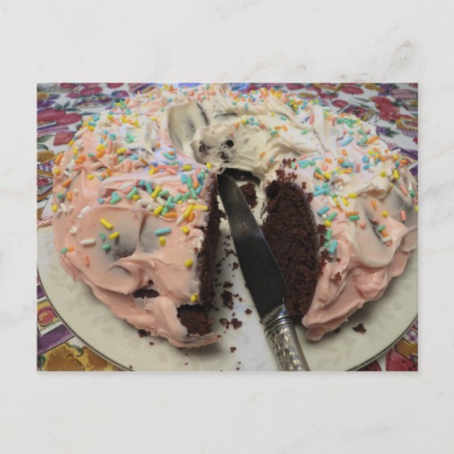 Cartão Postal Bolo (Frente)