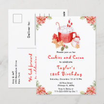 Bolo de Aniversário de Cookies de Natal e Cacau Ve