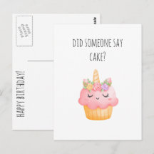 Bolo De Aniversário Divertido Fofo